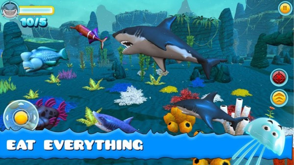 大鲨鱼进食游戏截图4