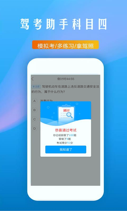 驾考助手科目四游戏截图2