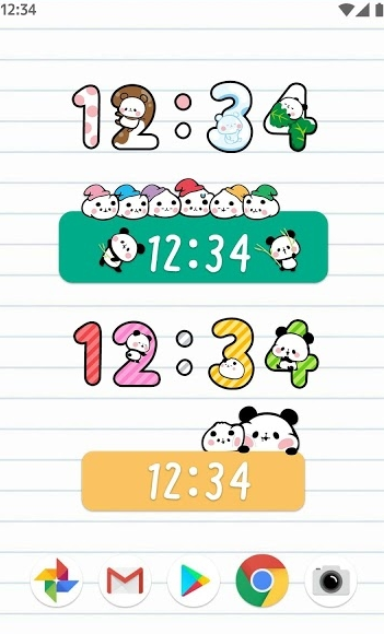 麻薯熊猫闹钟游戏截图1