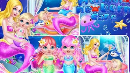 美人鱼新生儿护理游戏截图2