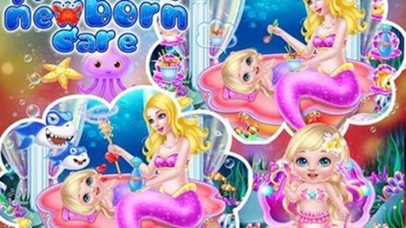 美人鱼新生儿护理游戏截图4