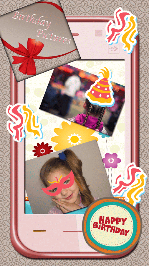 生日卡美化编辑游戏截图1