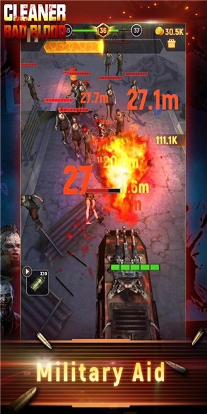 僵尸清扫坏血病游戏截图1