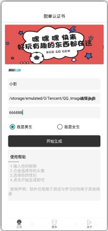 脱单认证书游戏截图2