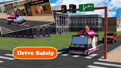 冰淇淋送货卡车游戏截图2