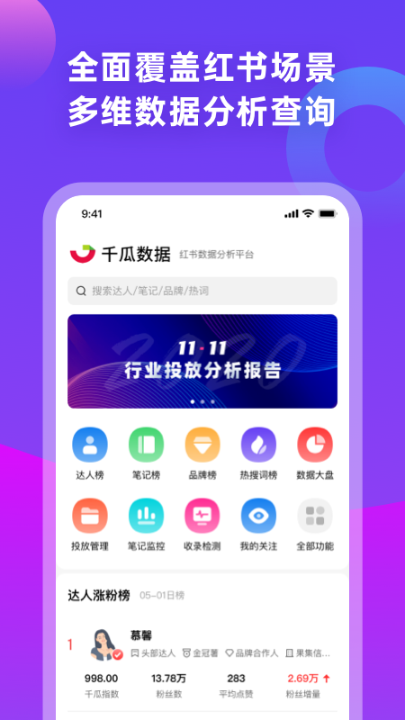 千瓜数据游戏截图1