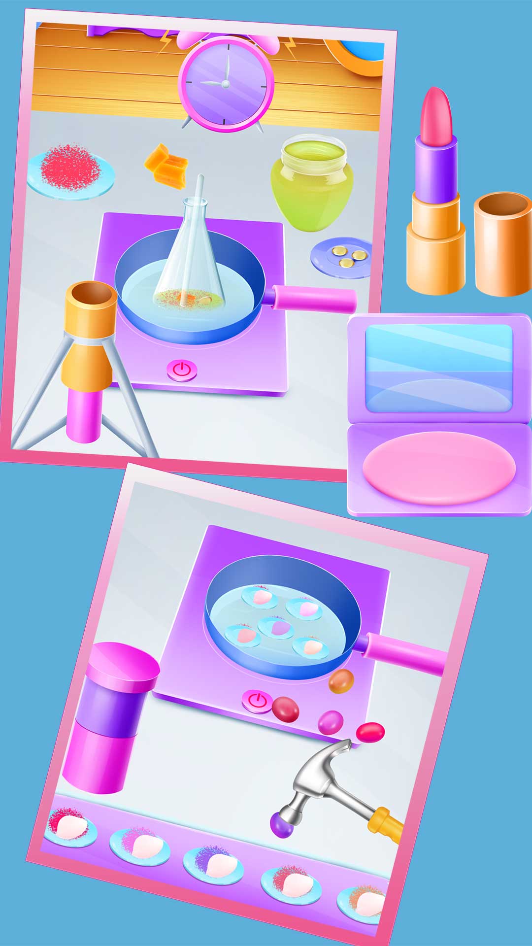 我的蛋糕化妆盒制作游戏截图4