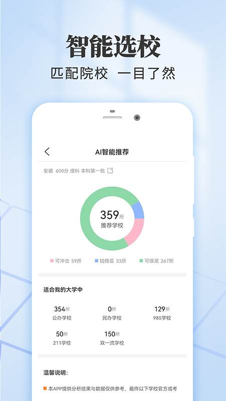 高考志愿填报推荐游戏截图3