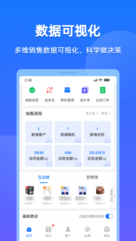 企查查crm游戏截图4