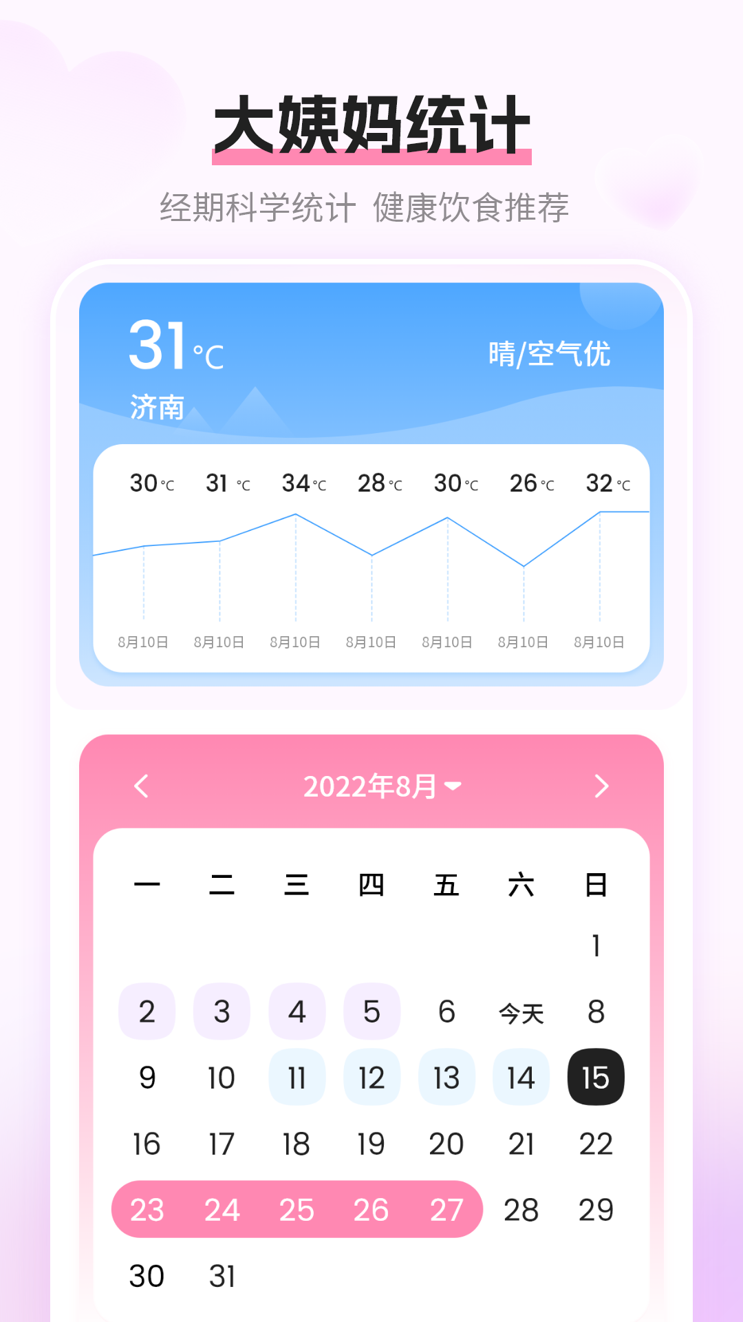 经期记录游戏截图3