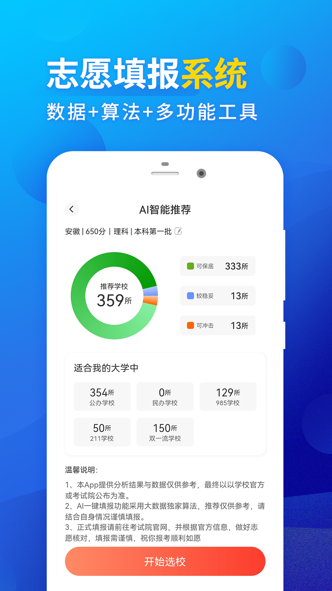 高考填报志愿游戏截图3