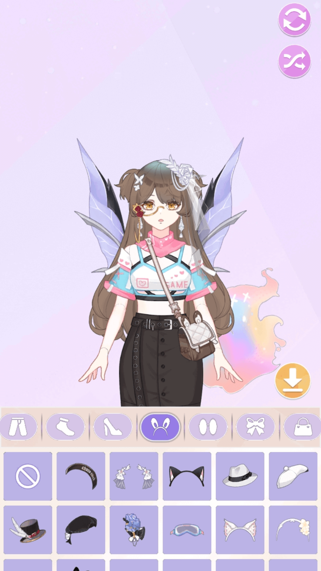 魔法女孩换装游戏截图4