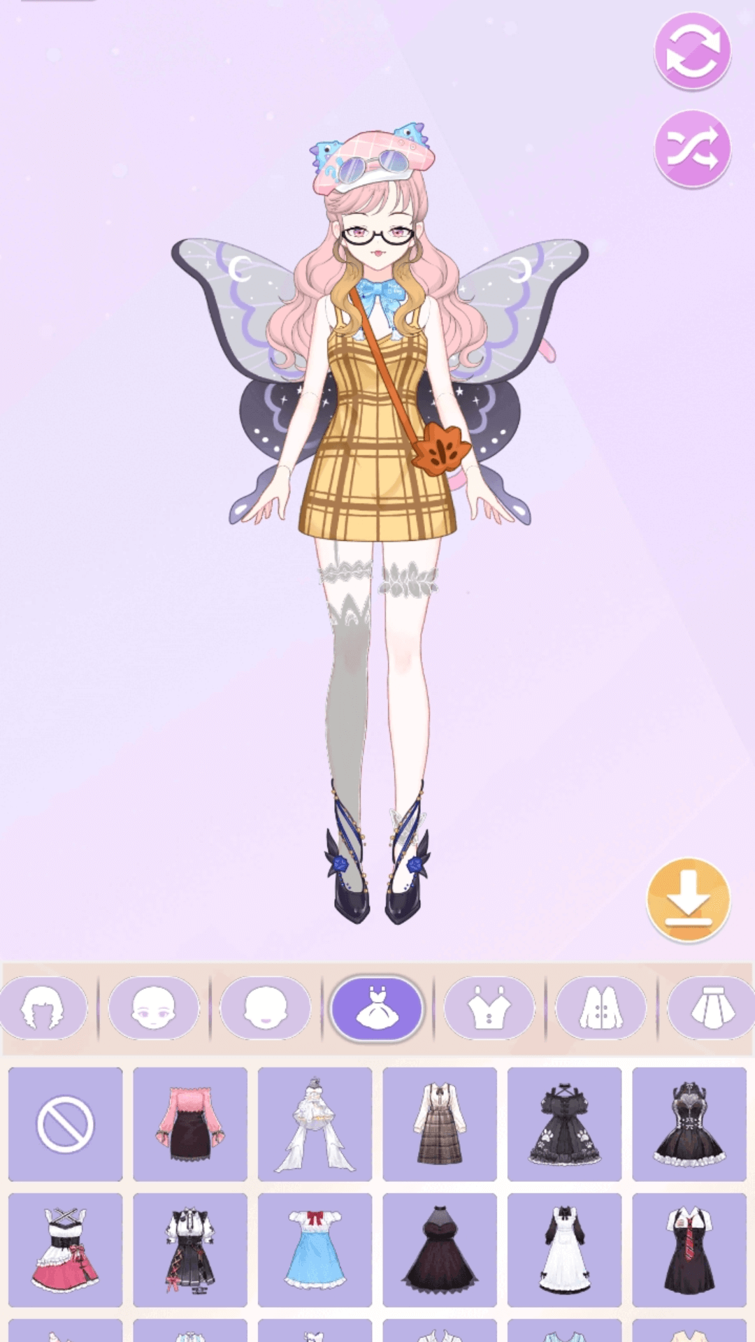 魔法女孩换装游戏截图3