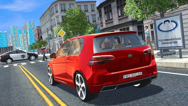 城市汽车模拟驾驶游戏截图2