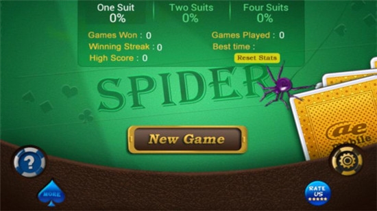经典蜘蛛牌游戏截图2