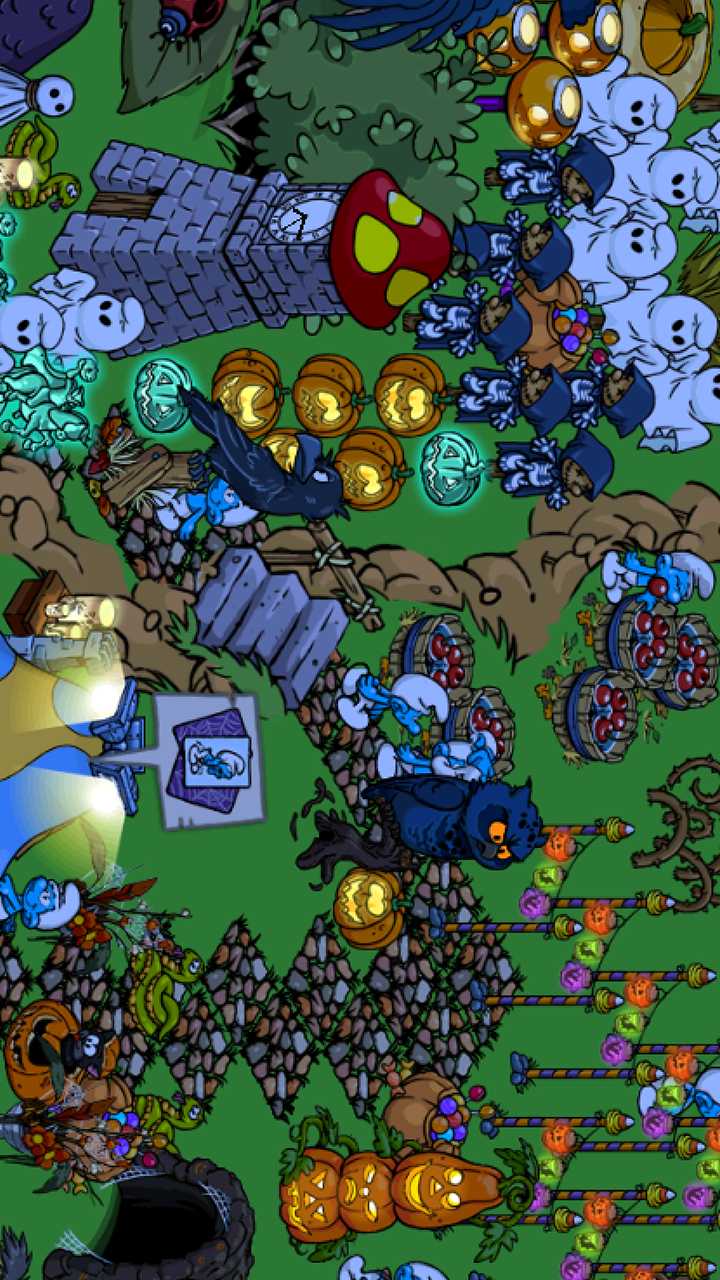 蓝精灵村庄游戏截图3