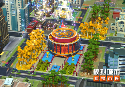 《模拟城市：我是市长》建造迷人的新年环游建筑
