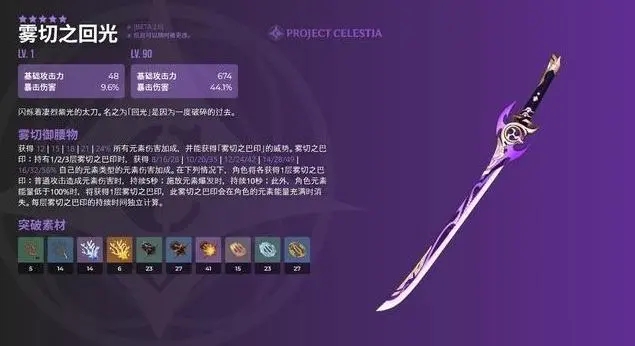 原神神里绫华的专武是什么 专武强化材料如何获取 原神神里绫华的专武是什么 专武强化材料如何获取