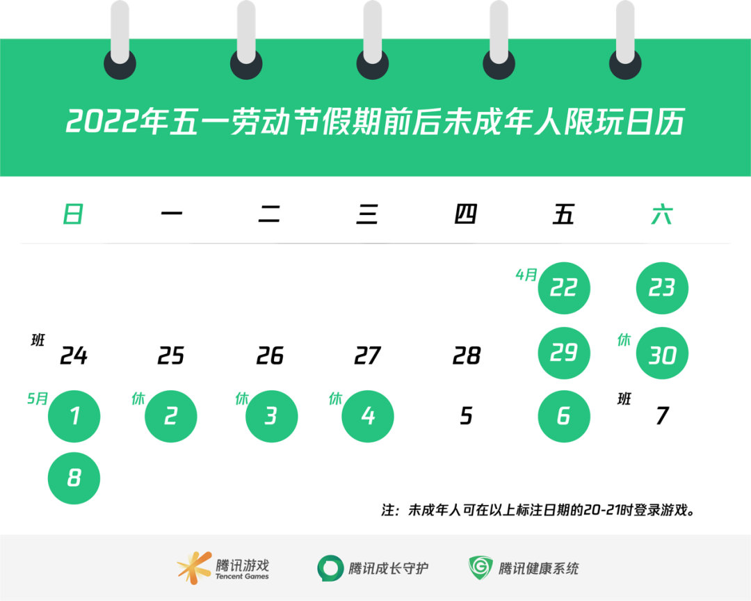 未成年人打游戏也要调休，五一假期的悲喜