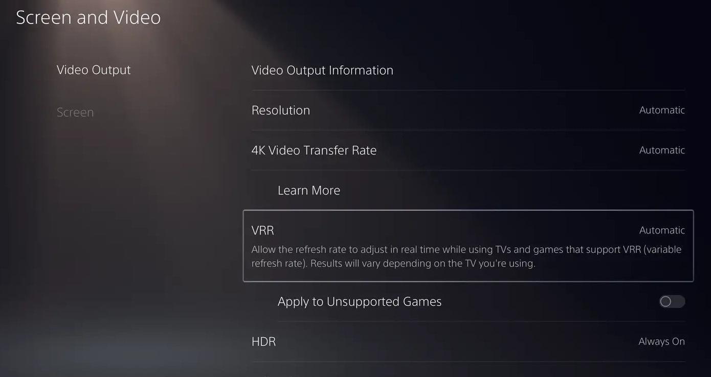 索尼VRR技术本周登陆PS5，更好的视觉体验刻不容缓！