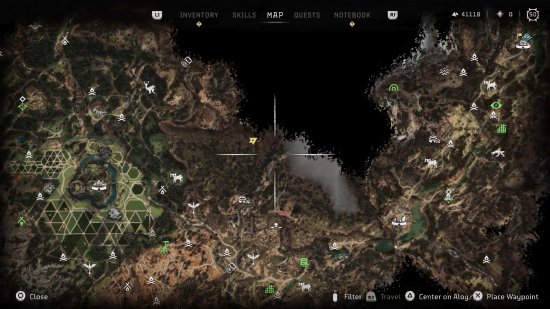 《地平线：西之绝境》发现未知区域 玩家发现疑似DLC入口