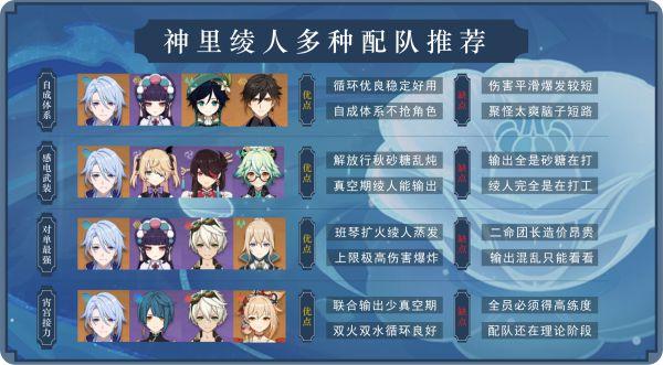 原神神里绫人怎么配队 神里绫人主c阵容推荐 原神神里绫人怎么配队 神里绫人主c阵容推荐