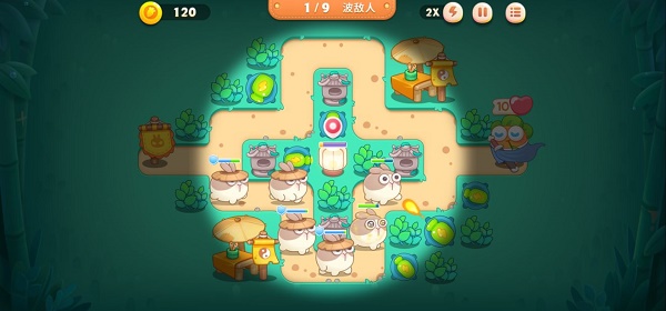 保卫萝卜4第38关怎么过 卧兔藏龙第38关满星通关攻略