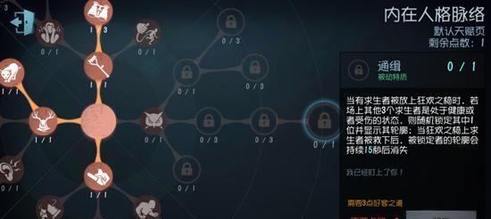 第五人格通缉是哪个天赋