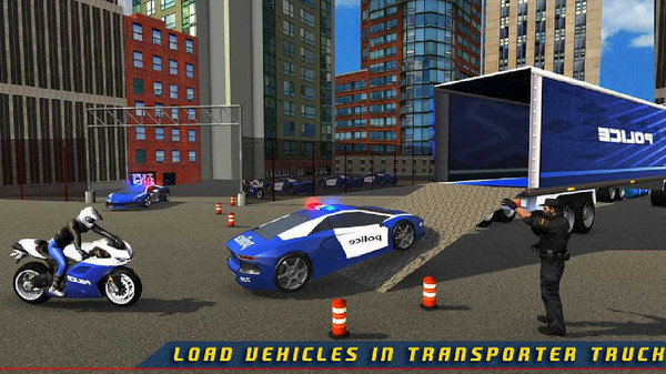 警察飞机运输车游戏游戏截图4