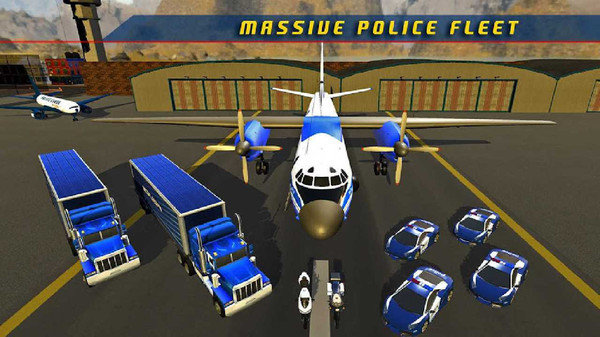 警察飞机运输车游戏游戏截图3
