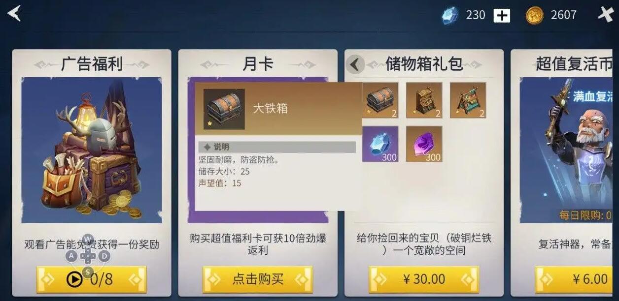 冰原守卫者月卡能叠加吗