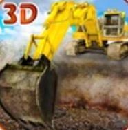 砂挖掘机驾驶3D模拟