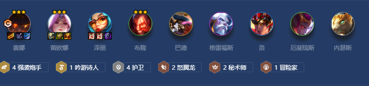 金铲铲之战隐秘之海护卫炮手阵容攻略