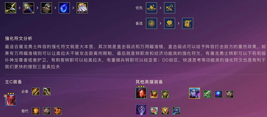 金铲铲之战屠龙狂刃奥拉夫怎么玩