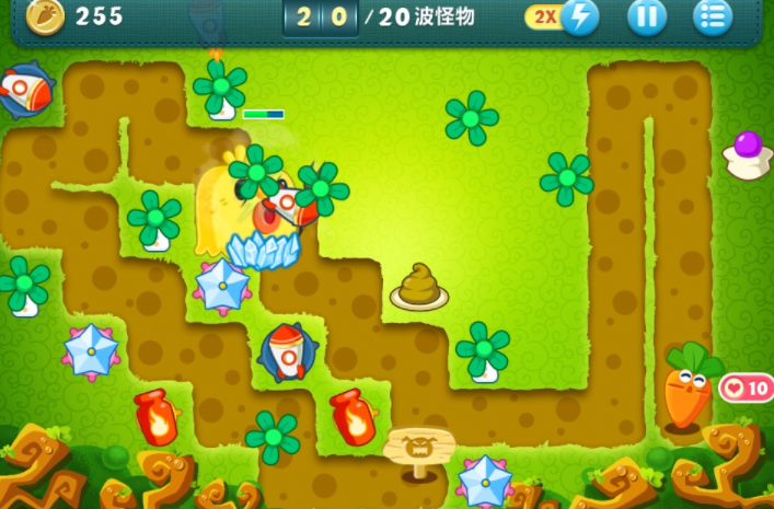 保卫萝卜攻略第6关