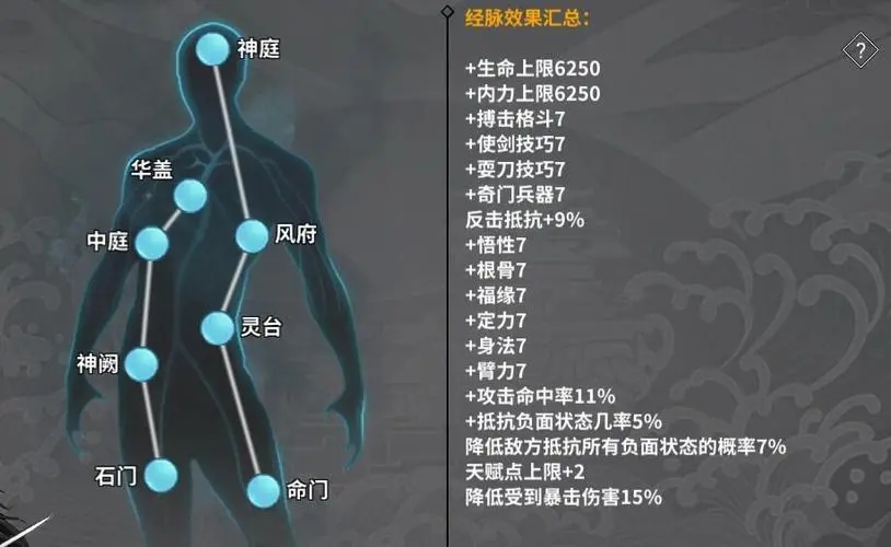 放置江湖经脉攻略 打通经脉要多久