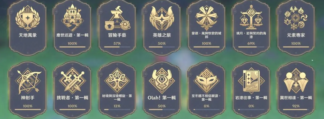 原神3.2新增成就一览 原神3.2新增成就一览