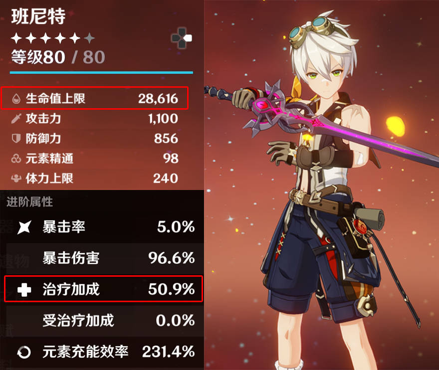 原神班尼特武器四星打造 原神班尼特武器四星打造