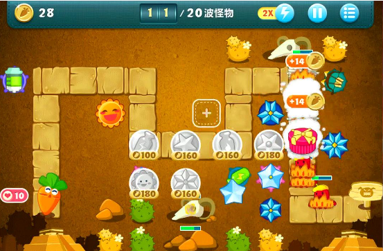 保卫萝卜78关怎么攻略
