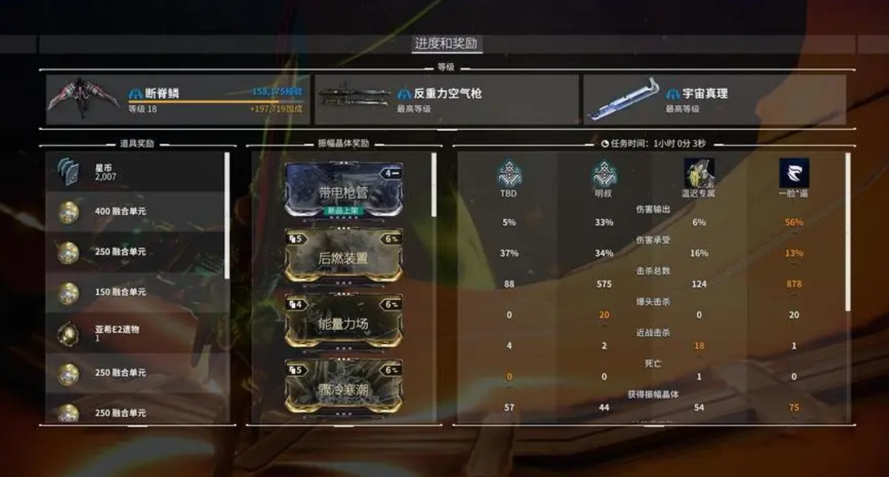 星际战甲反重力曲翼材料哪里刷