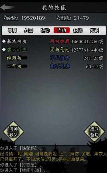 放置江湖纯阳功和太玄功选哪个 纯阳功和太玄功的属性是什么