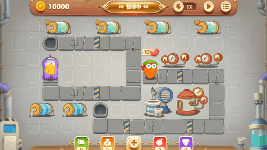 保卫萝卜一挑战35关攻略 这个一关的玩法挑战难吗