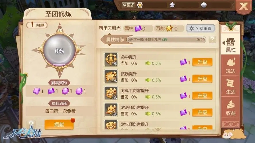 风之大陆神官觉醒技能是什么 风之大陆神官觉醒技能是什么