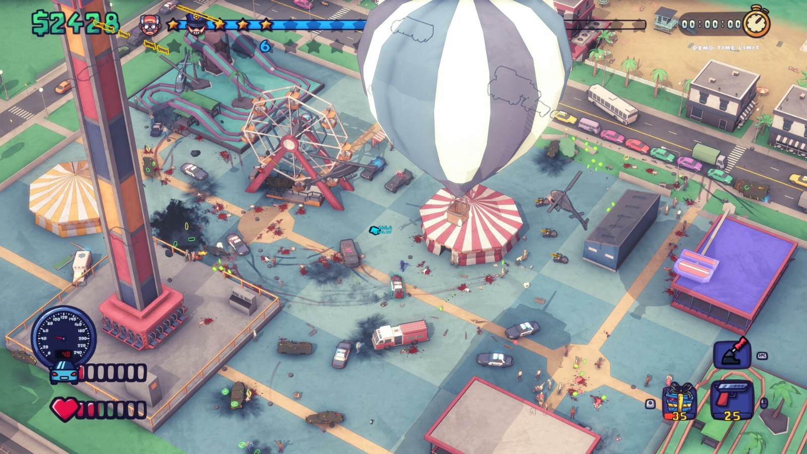 俯视角射击肉鸽游戏《Maniac》现已在Steam平台正式推出