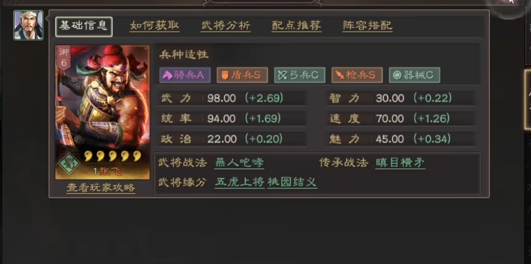 三国志战略版平民五星张飞怎么配队 三国志战略版平民五星张飞怎么配队