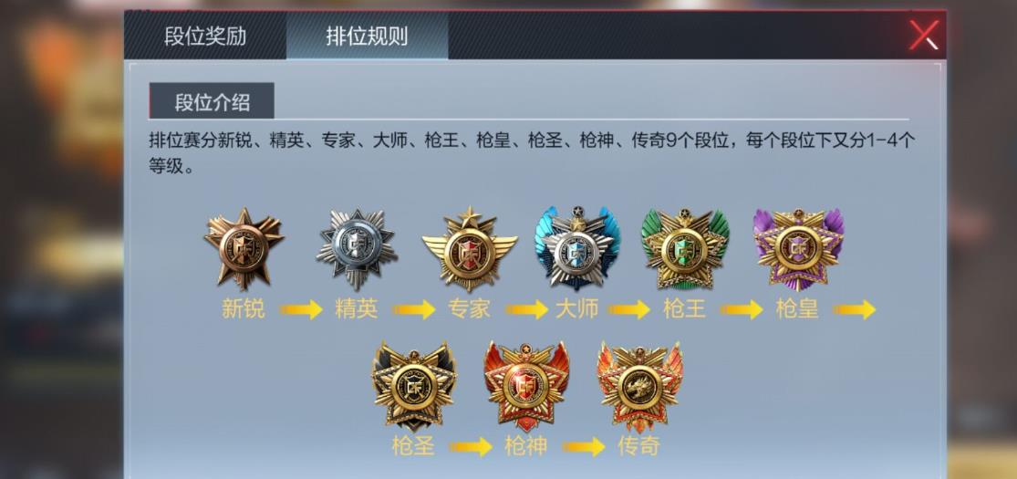 穿越火线枪战王者排位赛在哪里