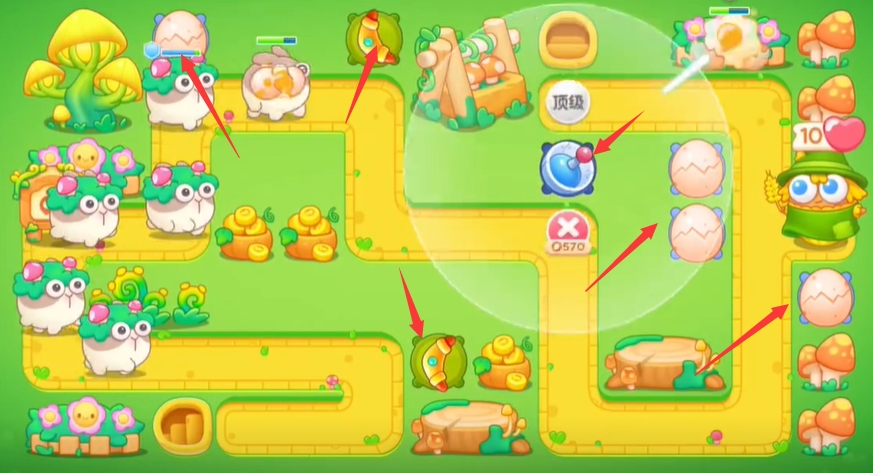 保卫萝卜4第二章第2关怎么过