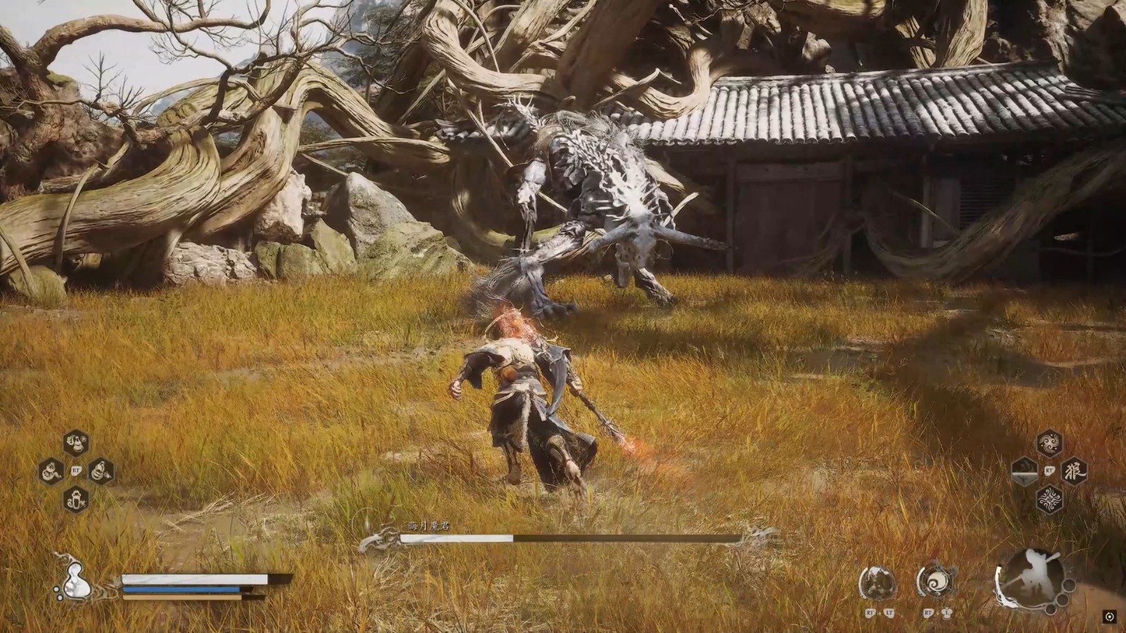 黑神话悟空晦月魔君怎么无伤