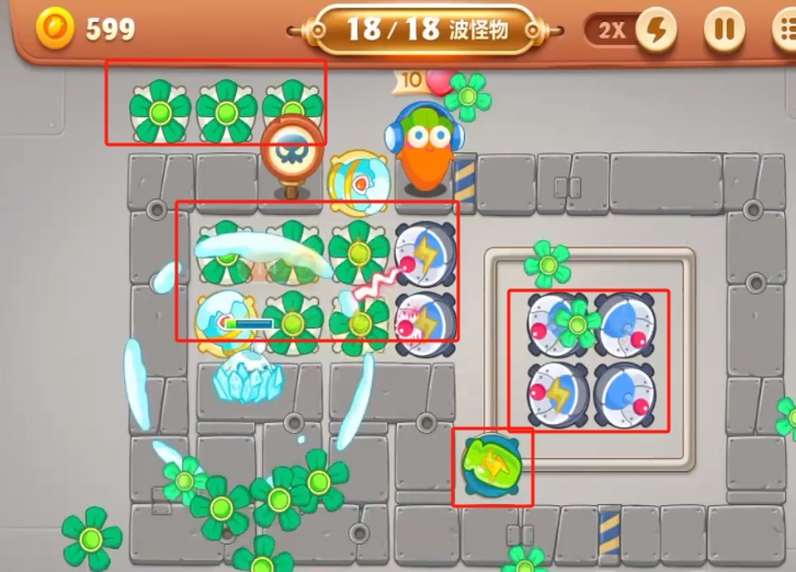保卫萝卜3工厂第37关怎么过 保卫萝卜3工厂第37关怎么过