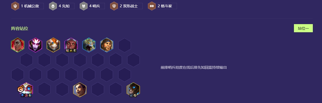 金铲铲之战哨兵先知阵容怎么搭配